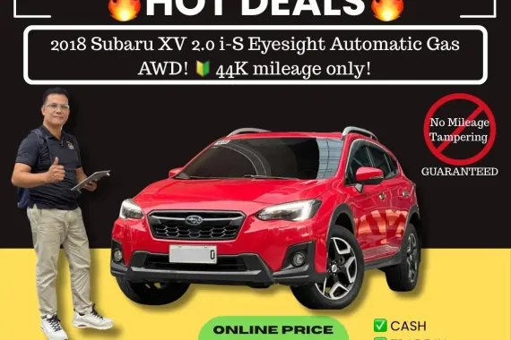 2018 Subaru XV 2.0 i-S Eyesight AT Gas AWD! 🔰CALL NOW! ☎️09279850198 / JESSEN “Kakotse” MENDOZA 