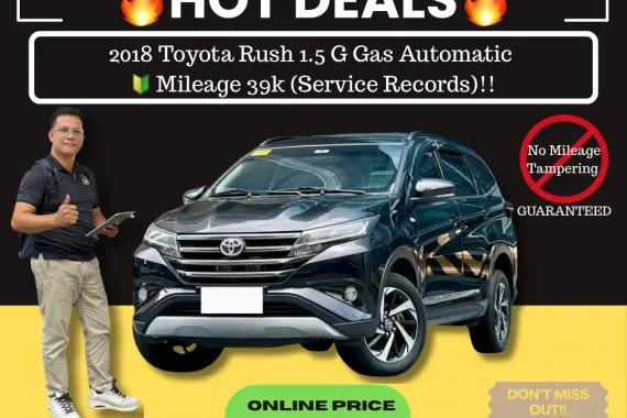 2018 Toyota Rush 1.5 G Gas Automatic 🔰CALL NOW! ☎️09279850198 / JESSEN “Kakotse” MENDOZA 