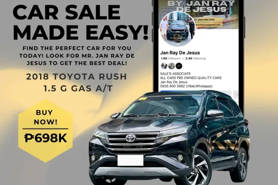 2018 Toyota Rush 1.5 G Gas Automatic ☎️CALL NOW 0935 600 3692 JAN RAY DE JESUS
