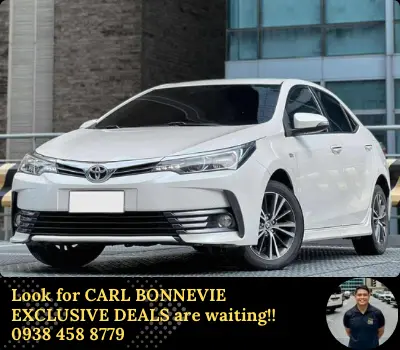 2017 Toyota Altis 1.6V Automatic Gas 100K ALL IN🔥🔥☎️Call CARL BONNEVIE🙋🏻‍♂️09384588779