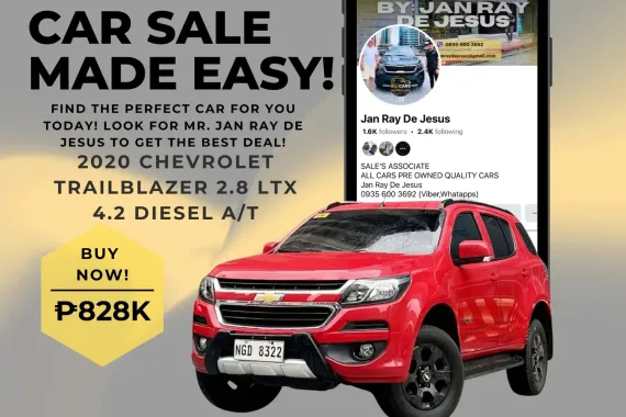 2020 Chevrolet Trailblazer 2.8 LTX 4x2 A/T Diesel ☎️CALL NOW 0935 600 3692 JAN RAY DE JESUS