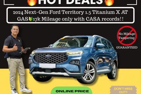 2024 Next-Gen Ford Territory 1.5 Titanium X AT GAS 🔰CALL  ☎️09279850198 / JESSEN “Kakotse” MENDOZA 