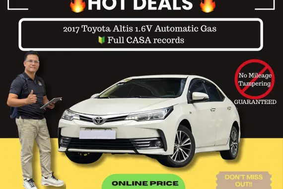 2017 Toyota Altis 1.6V Automatic Gas 🔰CALL NOW! ☎️09279850198 / JESSEN “Kakotse” MENDOZA 