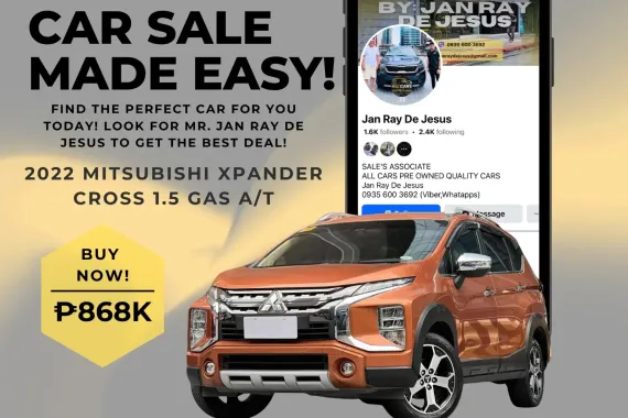 2022 Mitsubishi Xpander Cross Automatic Gas☎️CALL NOW 0935 600 3692 JAN RAY DE JESUS