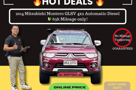 2014 Mitsubishi Montero GLSV 4x2 AT Diesel 🔰CALL NOW! ☎️09279850198 / JESSEN “Kakotse” MENDOZA 