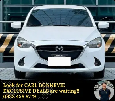 2017 Mazda 2 1.5 Sedan Gas Automatic 80k ALL IN 🔥🔥☎️Call CARL BONNEVIE🙋🏻‍♂️09384588779