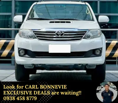 2013 Toyota Fortuner 4x2 G Diesel Automatic🔥🔥☎️Call CARL BONNEVIE🙋🏻‍♂️09384588779