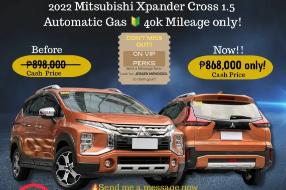 2022 Mitsubishi Xpander Cross 1.5 AT Gas 🔰CALL NOW! ☎️09279850198 / JESSEN “Kakotse” MENDOZA