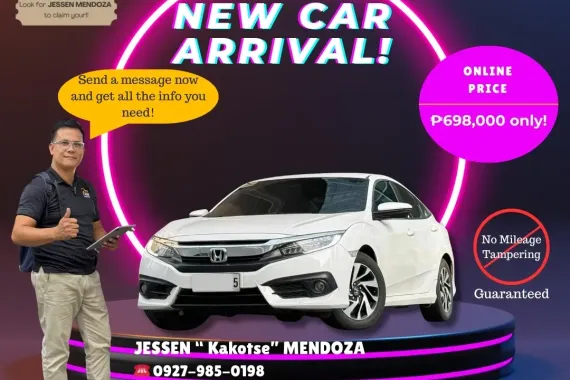2017 Honda Civic 1.8 E Automatic Gas 🔰CALL NOW! ☎️09279850198 / JESSEN “Kakotse” MENDOZA 