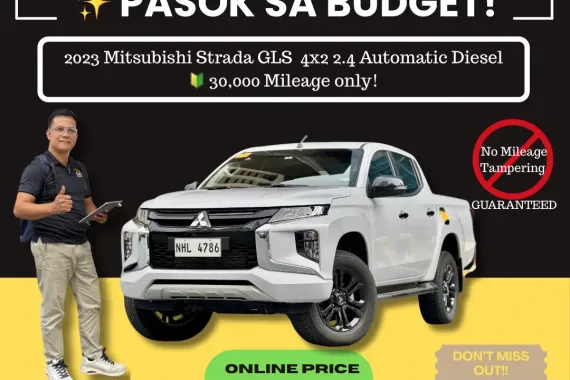 2023 Mitsubishi Strada GLS  4x2 2.4 AT Diesel 🔰CALL NOW  ☎️09279850198/ JESSEN “KAKOTSE “MENDOZA