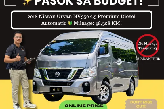 2018 Nissan Urvan NV350 2.5 Premium Diesel AT ☎️09279850198 / JESSEN “ Kakotse “ MENDOZA 
