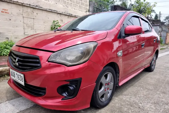 2014 MITSUBISHI MIRAGE G4 1.2 GLX A/T RED AAB7638 