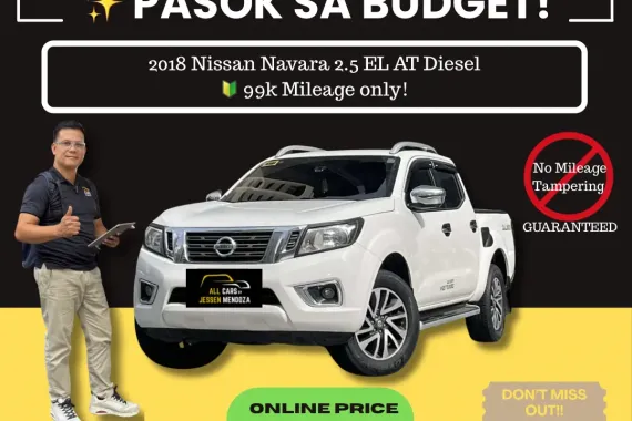 2018 Nissan Navara 2.5 EL AT Diesel 🔰CALL NOW! ☎️09279850198 / JESSEN “Kakotse” MENDOZA 