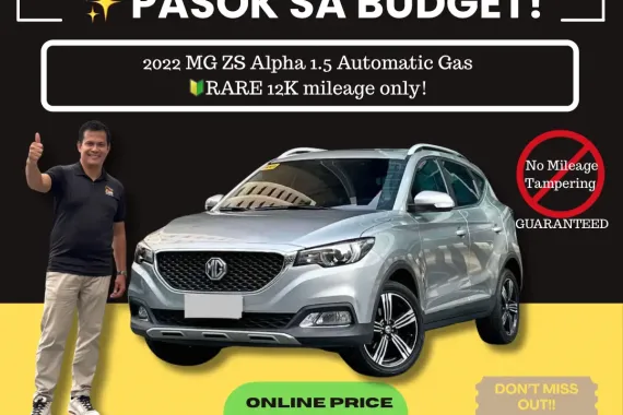 2022 MG ZS Alpha 1.5 Automatic Gas 🔰CALL NOW! ☎️09279850198 / JESSEN “Kakotse” MENDOZA 