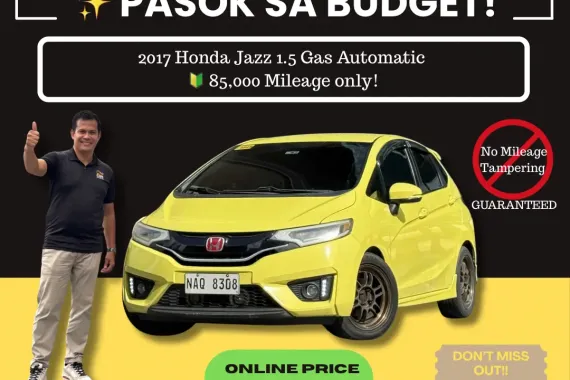 2017 Honda Jazz 1.5 Gas Automatic 🔰CALL NOW  ☎️09279850198/ JESSEN “KAKOTSE “MENDOZA