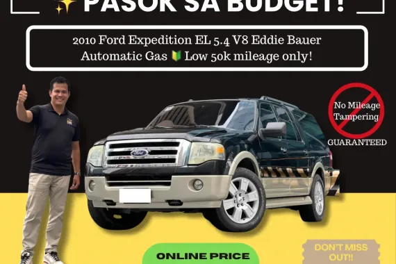 2010 Ford Expedition EL 5.4 V8 Eddie Bauer AT Gas  ☎️09279850198/ JESSEN “KAKOTSE “MENDOZA