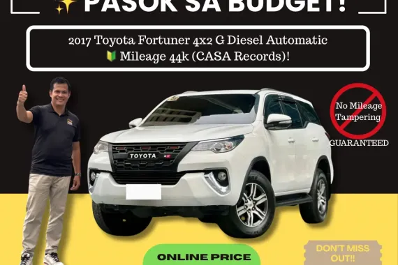 2017 Toyota Fortuner 4x2 G Diesel AT🔰CALL NOW!!☎️09279850198 / JESSEN “ Kakotse “ MENDOZA