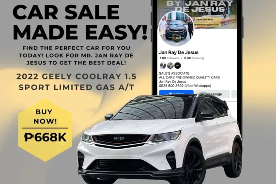 2022 Geely Coolray 1.5 Sport Limited A/T Gas ☎️CALL NOW 0935 600 3692 JAN RAY DE JESUS