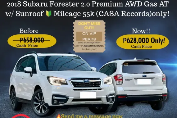 2018 Subaru Forester 2.0 Premium AWD Gas AT  🔰CALL NOW! ☎️09279850198 / JESSEN “Kakotse” MENDOZA