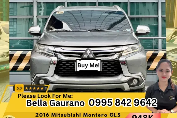 🔥 2016 Mitsubishi Montero GLS Sport 2.5 Diesel A/T 👩𝗕𝗲𝗹𝗹𝗮📲 𝟬𝟵𝟵𝟱 𝟴𝟰𝟮 𝟵𝟲𝟰𝟮 