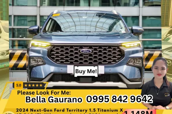 🔥 2024 Next-Gen Ford Territory 1.5 Titanium X AT GAS 👩𝗕𝗲𝗹𝗹𝗮📲 𝟬𝟵𝟵𝟱 𝟴𝟰𝟮 𝟵𝟲𝟰𝟮