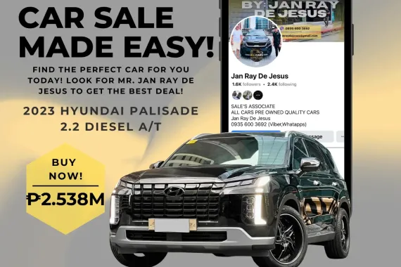 2023 Hyundai Palisade 2.2 Diesel Automatic☎️CALL NOW 0935 600 3692 JAN RAY DE JESUS