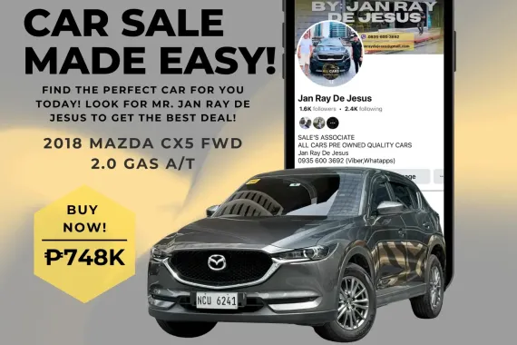 2018 Mazda CX5 FWD 2.0 Gas Automatic ☎️CALL NOW 0935 600 3692 JAN RAY DE JESUS
