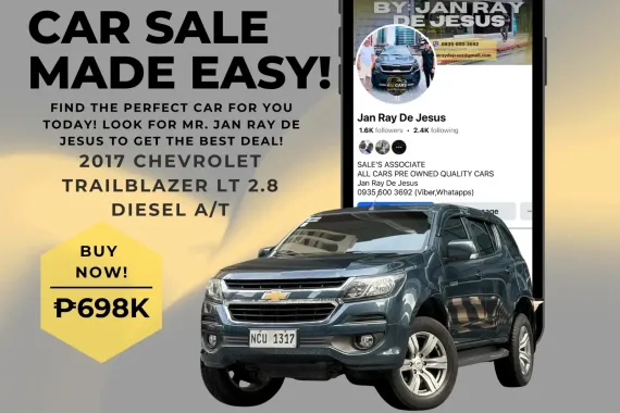 2017 Chevrolet Trailblazer LT 2.8 Diesel Automatic ☎️CALL NOW 0935 600 3692 JAN RAY DE JESUS
