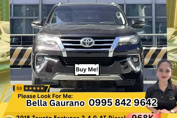 🔥 2018 Toyota Fortuner 2.4 G AT Diesel (CASA MAINTAINED SINCE DAY 1) 📲 𝟬𝟵𝟵𝟱 𝟴𝟰𝟮 𝟵𝟲𝟰𝟮