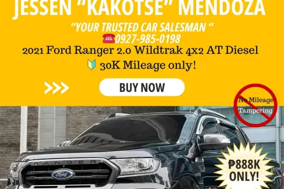 2021 Ford Ranger 2.0 Wildtrak 4x2 AT Dsl 🔰CALL NOW! ☎️09279850198 / JESSEN “Kakotse” MENDOZA