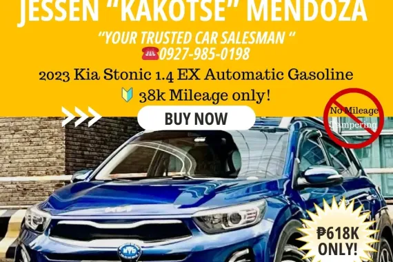 2023 Kia Stonic 1.4 EX Automatic Gas 🔰CALL NOW!!☎️09279850198 / JESSEN “ Kakotse “ MENDOZA 