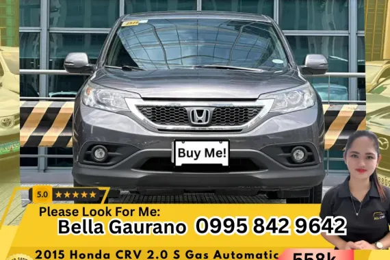🔥 2015 Honda CRV 2.0 S Gas Automatic 👩𝗕𝗲𝗹𝗹𝗮📲 𝟬𝟵𝟵𝟱 𝟴𝟰𝟮 𝟵𝟲𝟰𝟮