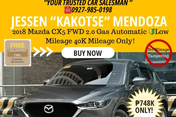 2018 Mazda CX5 FWD 2.0 Gas Automatic 🔰CALL NOW! ☎️09279850198 / JESSEN “Kakotse” MENDOZA 