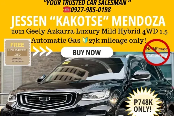 2021 Geely Azkarra Luxury Mild Hybrid 4WD 1.5 AT Gas ☎️09279850198/ JESSEN “KAKOTSE “MENDOZA
