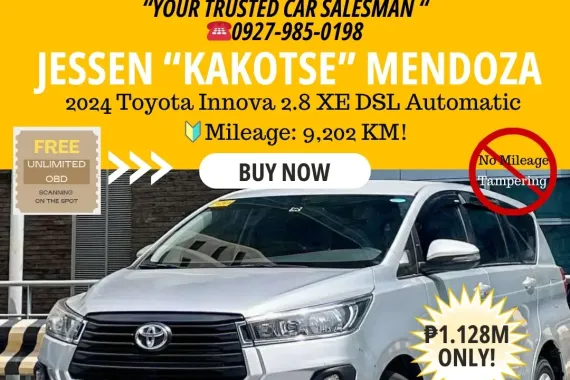 2024 Toyota Innova 2.8 XE DSL Automatic 🔰CALL NOW! ☎️09279850198 / JESSEN “Kakotse” MENDOZA 