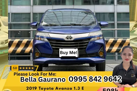 🔥 2019 Toyota Avanza 1.3 E Automatic Gas 👩𝗕𝗲𝗹𝗹𝗮📲 𝟬𝟵𝟵𝟱 𝟴𝟰𝟮 𝟵𝟲𝟰𝟮