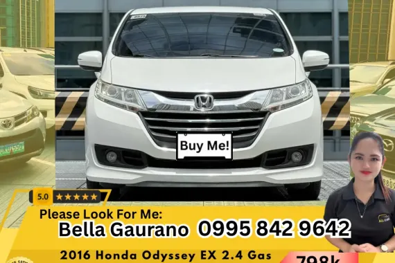 🔥 2016 Honda Odyssey EX 2.4 Gas Automatic 👩𝗕𝗲𝗹𝗹𝗮📲 𝟬𝟵𝟵𝟱 𝟴𝟰𝟮 𝟵𝟲𝟰𝟮