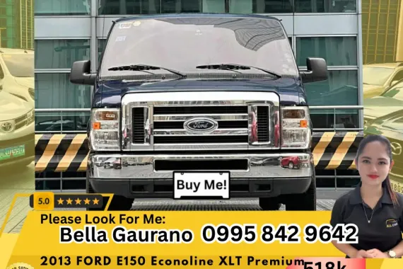🔥 2013 FORD E150 Econoline XLT Premium Flex Fuel A/T Gas 👩𝗕𝗲𝗹𝗹𝗮📲 𝟬𝟵𝟵𝟱 𝟴𝟰𝟮 𝟵𝟲𝟰𝟮