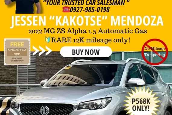 2022 MG ZS Alpha 1.5 Automatic Gas 🔰CALL NOW! ☎️09279850198 / JESSEN “Kakotse” MENDOZA