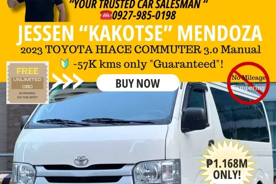 2023 TOYOTA HIACE COMMUTER 3.0 Diesel MT 🔰CALL NOW  ☎️09279850198/ JESSEN “KAKOTSE “MENDOZA