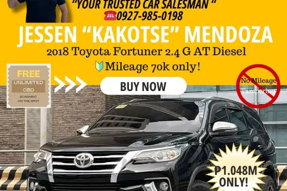 2018 Toyota Fortuner 2.4 G AT Diesel 🔰CALL NOW  ☎️09279850198/ JESSEN “KAKOTSE “MENDOZA