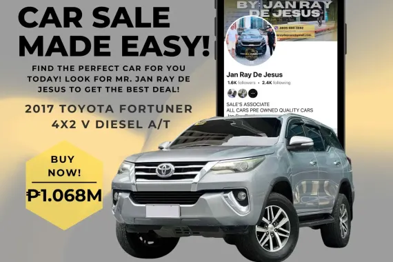 2017 Toyota Fortuner 4x2 V Automatic Diesel ☎️0935 600 3692 JAN RAY DE JESUS