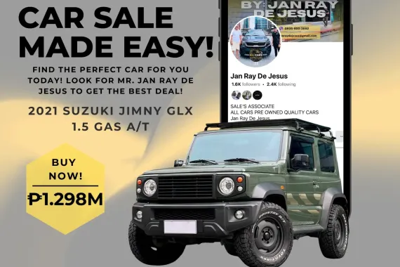 2021 Suzuki Jimny GLX 1.5 Automatic Gas☎️CALL NOW 0935 600 3692 JAN RAY DE JESUS