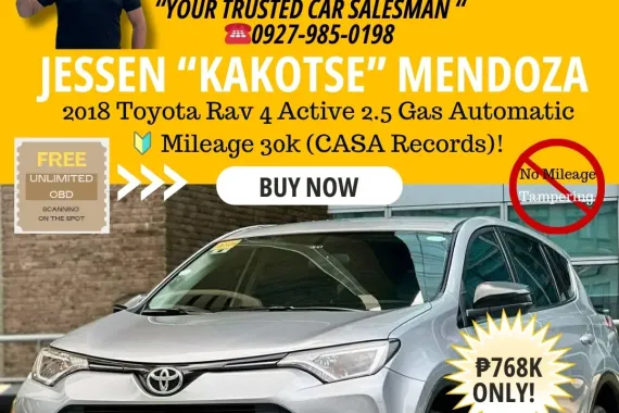 2018 Toyota Rav 4 Active 2.5 Gas AT 🔰CALL NOW! ☎️09279850198 / JESSEN “Kakotse” MENDOZA