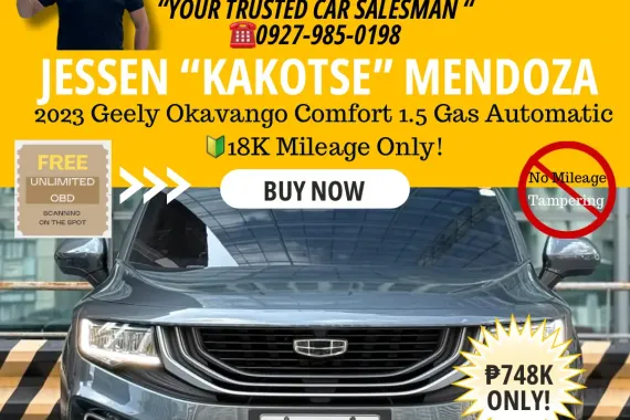 2023 Geely Okavango Comfort 1.5 Gas AT 🔰CALL NOW! ☎️ 09279850198 /JESSEN “Kakotse “ MENDOZA