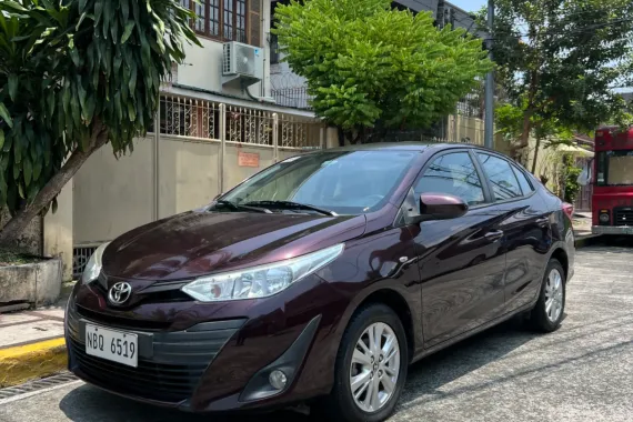 2019 Toyota Vios 1.3 E CVT Blackish Red Nelson Estacio 09176750603