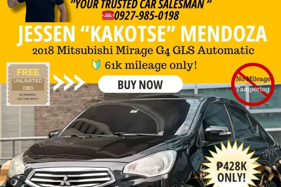 2018 Mitsubishi Mirage G4 GLS Automatic 🔰CALL NOW! ☎️09279850198 / JESSEN “Kakotse” MENDOZA