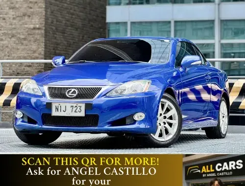 🚨2010 Lexus IS300C Convertible V6 3.0 Gas AT 32k ODO! | CALL/PM ANGEL CASTILLO NOW! 📩📲09186763396