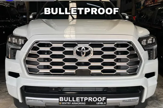 BULLETPROOF 2026 Toyota Sequoia Hybrid Capstone 4WD Armored Level 6 - Brand New 