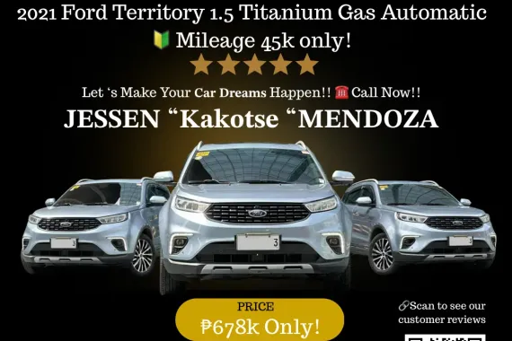 2021 Ford Territory 1.5 Titanium Gas🔥𝐉𝐄𝐒𝐒𝐄𝐍 “𝑲𝒂𝒌𝒐𝒕𝒔𝒆” 𝐌𝐄𝐍𝐃𝐎𝐙𝐀🙋‍♂️☎️09279850198